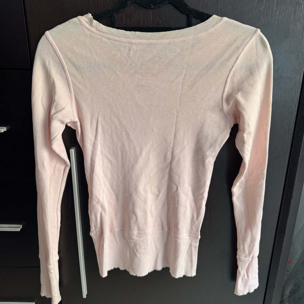 Hello Kitty Pink Thermal Long Sleeve T-Shirt - Picture 3 of 9